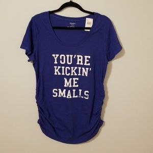 NWT Motherhood Maternity Graphic Tee L